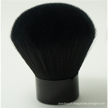 Black Synthetic Hair and Metal Hand Kabuki Makeup Brush